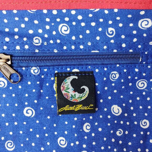 Laurel Burch Red Tote Bag Cat Print Sequins w/Tag & Block Sun N Sand Vintage - Picture 13 of 16